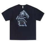 NOMANUAL(ノーマニュアル)  SAMURAI T-SHIRT - BLACK