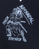 NOMANUAL(ノーマニュアル)  SAMURAI T-SHIRT - BLACK