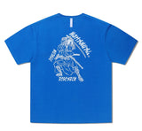 NOMANUAL(ノーマニュアル)  SAMURAI T-SHIRT - COBALT
