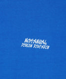 NOMANUAL(ノーマニュアル)  SAMURAI T-SHIRT - COBALT