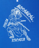 NOMANUAL(ノーマニュアル)  SAMURAI T-SHIRT - COBALT