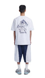 NOMANUAL(ノーマニュアル)  SAMURAI T-SHIRT - WHITE