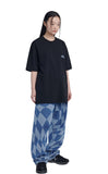 NOMANUAL(ノーマニュアル)  D.T CHECKERBOARD DENIM PANTS - WASHED BLUE