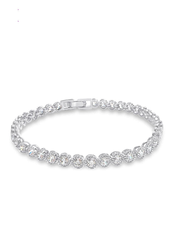 PASION (パシオン) Round Tennis Chain Bracelet