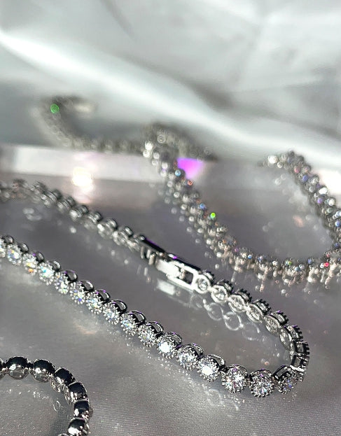 PASION (パシオン) Round Tennis Chain Bracelet