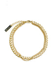 PASION (パシオン) Surgical Flat Layered Chain Bracelet (3 colors)