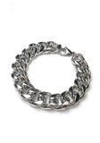 PASION (パシオン) Bold Silver Chain Bracelet