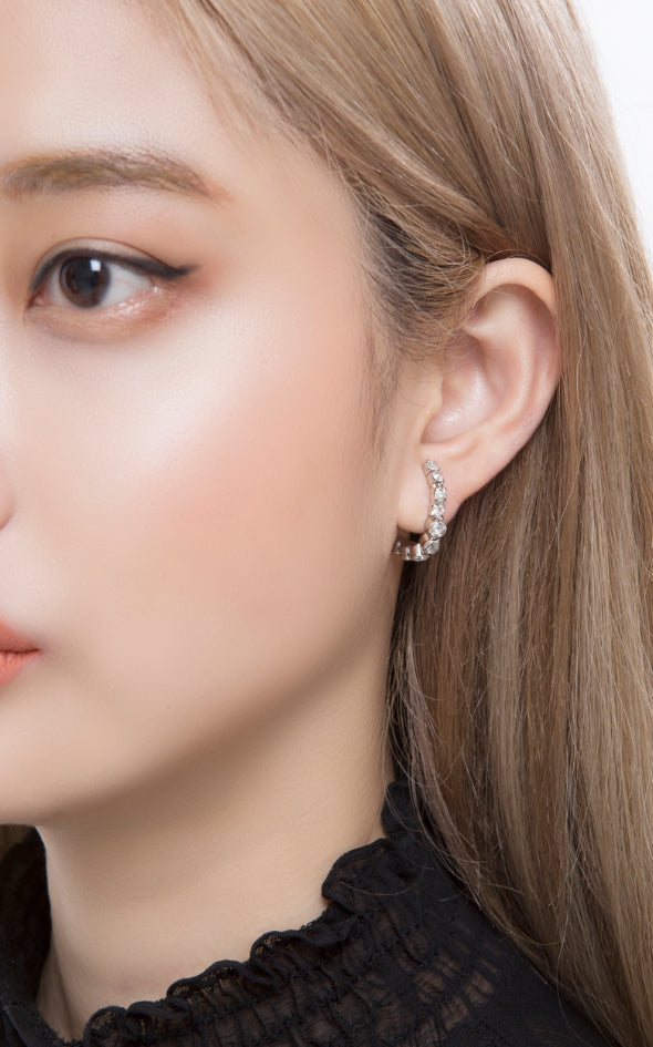 PASION (パシオン) Half moon Ear Cuff Earring