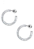 PASION (パシオン) Clear Ball Round Earring (2 colors)