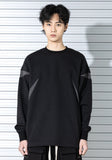 マスノウン(MASSNOUN) THORN WAFFLE LONG SLEEVES MSTLS001-BK