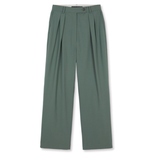 MMIC(エムエムアイシー) 2 TUCKS WOOL WIDE SLACKS GR