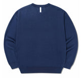 NOMANUAL(ノーマニュアル) UNICORN JACQUARD KNIT - NAVY