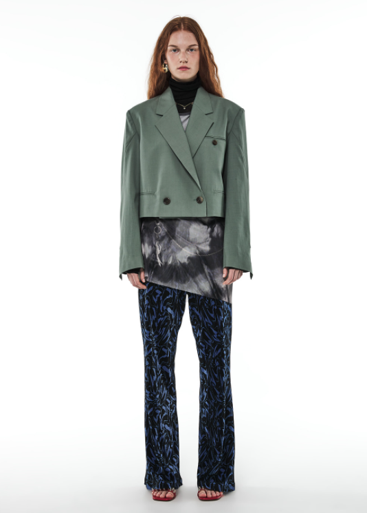 MMIC(エムエムアイシー) WOOL SHORT BLAZER GR