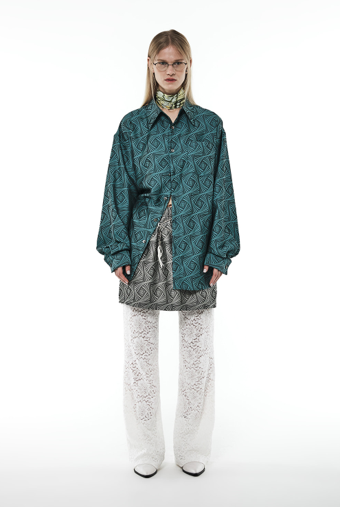 MMIC(エムエムアイシー) SPIRAL SQUARE L/SL SHIRT MT