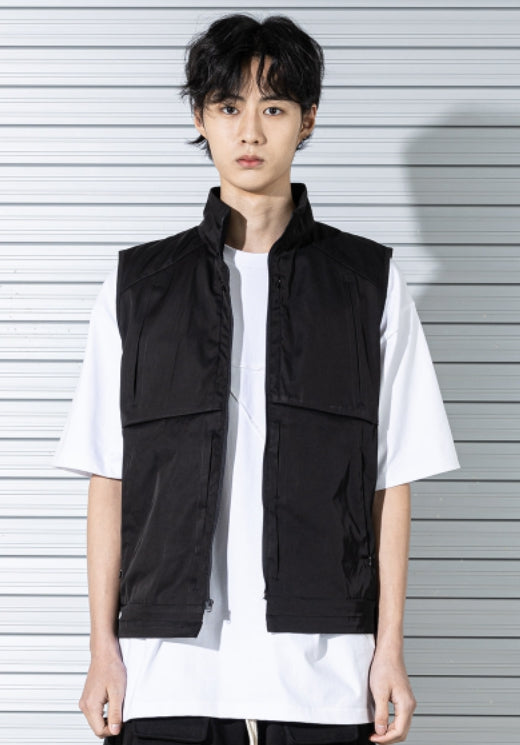 マスノウン(MASSNOUN) EC INVERTED VEST MSTVT001-BK