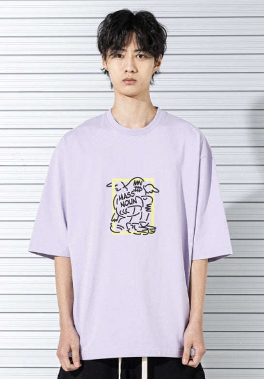 マスノウン(MASSNOUN) MN MONSTER ANGEL T-SHIRTS MSTTS006-PP