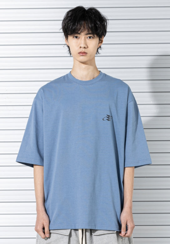 マスノウン(MASSNOUN) 3D MN CIRCLE LOGO T-SHIRTS MSTTS007-BG