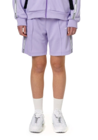 ネイキドニス(NEIKIDNIS) JACQUARD LINE TRACK SHORTS / LAVENDER