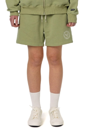 ネイキドニス(NEIKIDNIS) CLUB LOGO SWEAT SHORTS / OLIVE