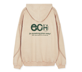 MMIC(エムエムアイシー) CURVE STITCHED ECO DYED L/SL HOODIE BG