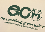 MMIC(エムエムアイシー) CURVE STITCHED ECO DYED L/SL HOODIE BG