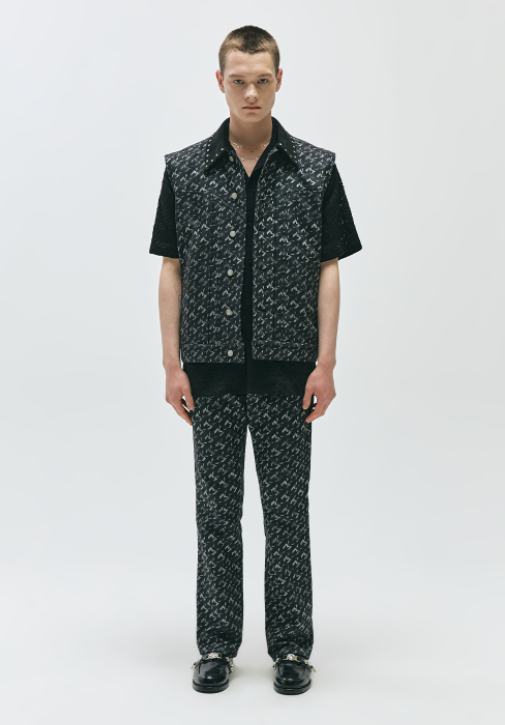 MMIC(エムエムアイシー)   LOGO JACQUARD 5P PANTS BK