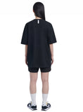 NOMANUAL(ノーマニュアル)  3T ARCH LOGO T-SHIRT - BLACK