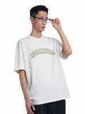 NOMANUAL(ノーマニュアル) 3T ARCH LOGO T-SHIRT - CREAM