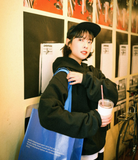 Q CUMBERS (キューカンバース) DOUBLE HOODIE(ver2) / Black