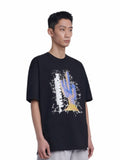 NOMANUAL(ノーマニュアル)  CACTUS T-SHIRT - BLACK