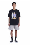 NOMANUAL(ノーマニュアル)  CACTUS T-SHIRT - BLACK