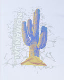 NOMANUAL(ノーマニュアル)  CACTUS T-SHIRT - WHITE