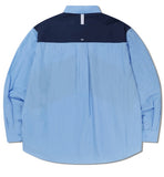 NOMANUAL(ノーマニュアル)  DCA NYLON SHIRTS - BLUE