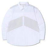 NOMANUAL(ノーマニュアル)  DCA NYLON SHIRTS - WHITE