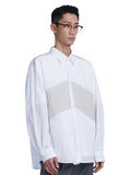 NOMANUAL(ノーマニュアル)  DCA NYLON SHIRTS - WHITE