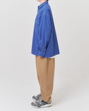 Q CUMBERS (キューカンバース) CPO SHIRTS / Blue