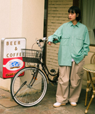 Q CUMBERS (キューカンバース) CPO SHIRTS / Mint