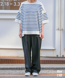 Q CUMBERS (キューカンバース) BIG BASQUE H/S / Ivory