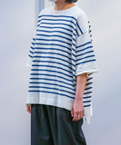 Q CUMBERS (キューカンバース) BIG BASQUE H/S / Ivory