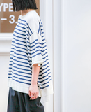 Q CUMBERS (キューカンバース) BIG BASQUE H/S / Ivory