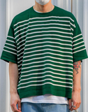 Q CUMBERS (キューカンバース) BIG BASQUE H/S / Green