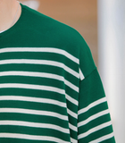 Q CUMBERS (キューカンバース) BIG BASQUE H/S / Green