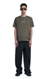 NOMANUAL(ノーマニュアル)  OPEN TUCK PANTS - BLACK