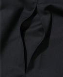 NOMANUAL(ノーマニュアル)  OPEN TUCK PANTS - BLACK
