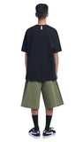 NOMANUAL(ノーマニュアル)  ARCH LOGO T-SHIRT - BLACK