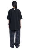 NOMANUAL(ノーマニュアル)  ARCH LOGO T-SHIRT - BLACK
