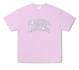 NOMANUAL(ノーマニュアル) ARCH LOGO T-SHIRT - LIGHT PINK