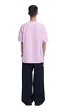 NOMANUAL(ノーマニュアル) ARCH LOGO T-SHIRT - LIGHT PINK