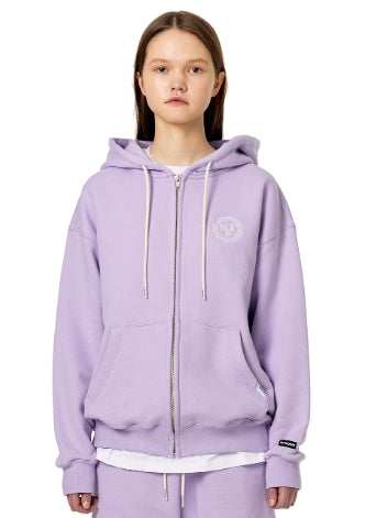 ネイキドニス(NEIKIDNIS) CLUB LOGO ZIP-UP HOODIE / LAVENDER