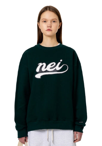ネイキドニス(NEIKIDNIS) NEI LOGO SWEAT SHIRTS / DEEP GREEN